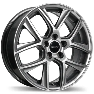 Fast Wheels – Tactic – Grey – 16″x6.5″ 40mm – All weather Wheels – F220-1665-80TN+40F541